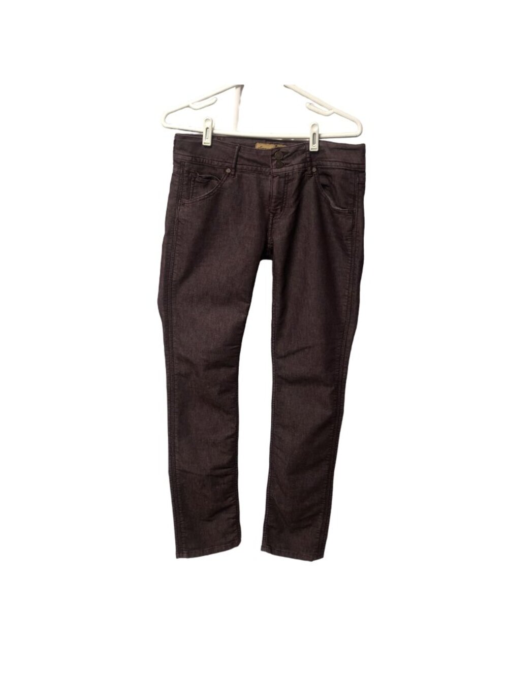 Emerson Edwards Skinny Jeans Womens Size 30 Bordeaux Stretch Cotton Blend Pants